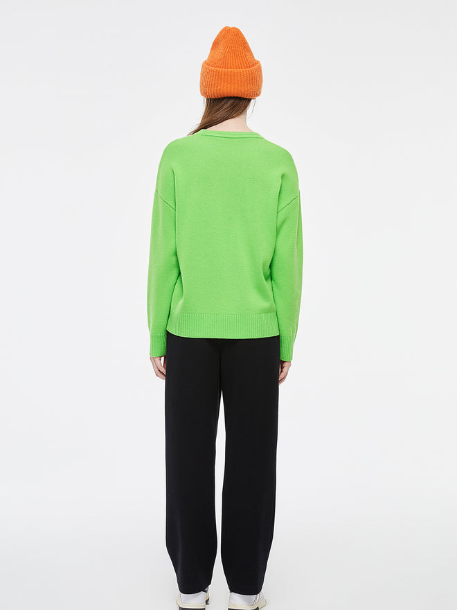 Pull ras du cou en cachemire Berry Baby