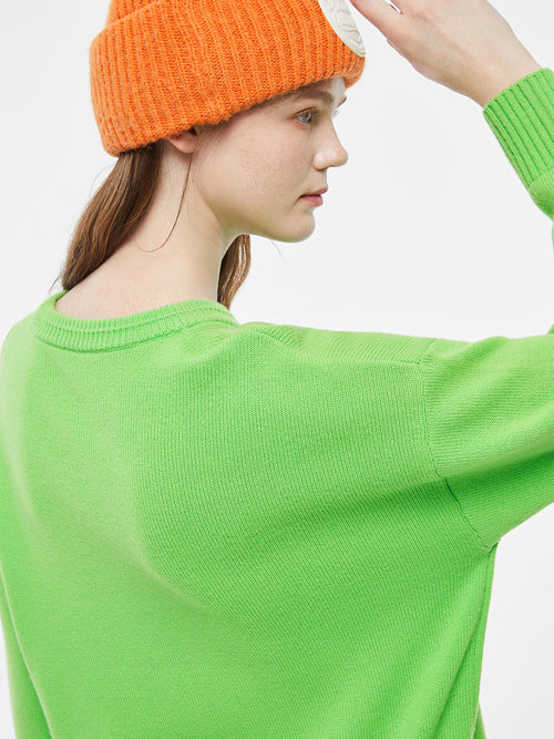 Pull ras du cou en cachemire Berry Baby