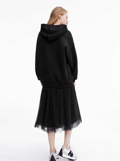 B&W Tiger Portrait Hoodie - Urlazh New York