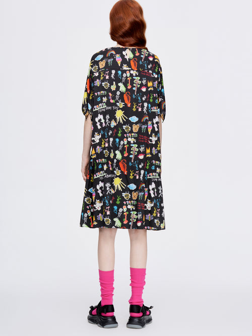 Childhood Dreams Silk Dress - Urlazh New York