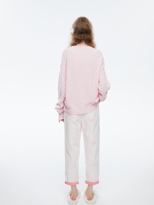 Jean droit ample Love