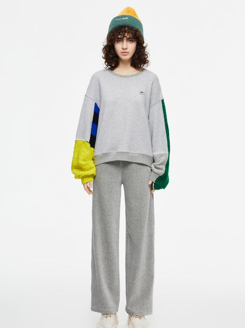 Sweat coloblock 2 en 1