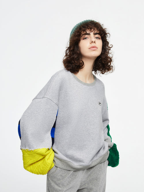 Sweat coloblock 2 en 1