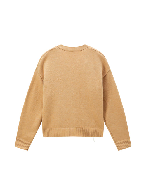 Threaded Daisy Wool Cardigan