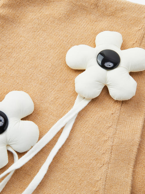 Threaded Daisy Wool Cardigan