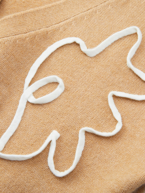 Threaded Daisy Wool Cardigan