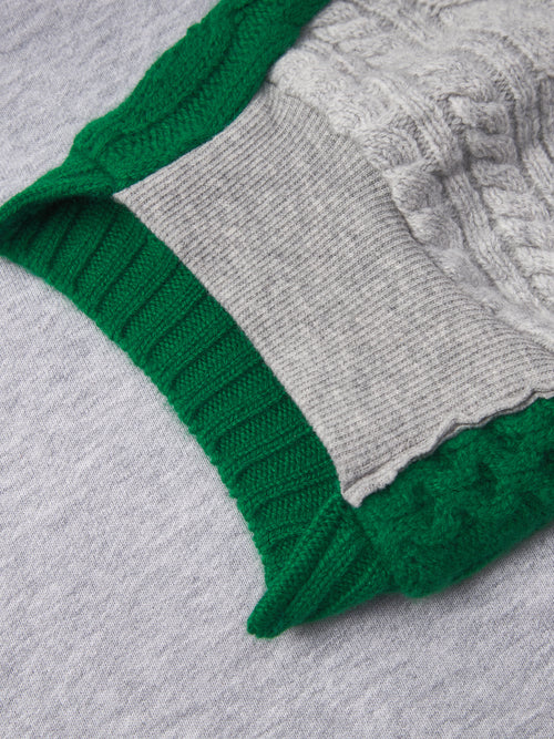 Sweat coloblock 2 en 1