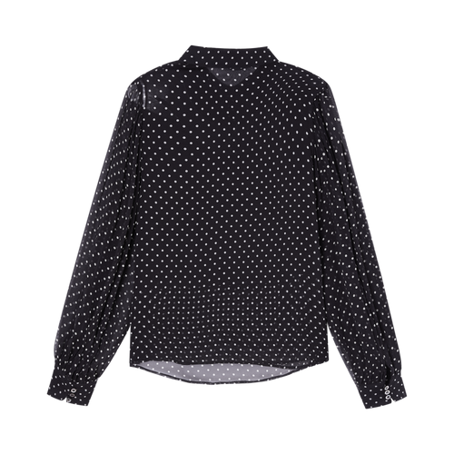 'Polka-Pearl 'Chiffon Shirt - Urlazh New York