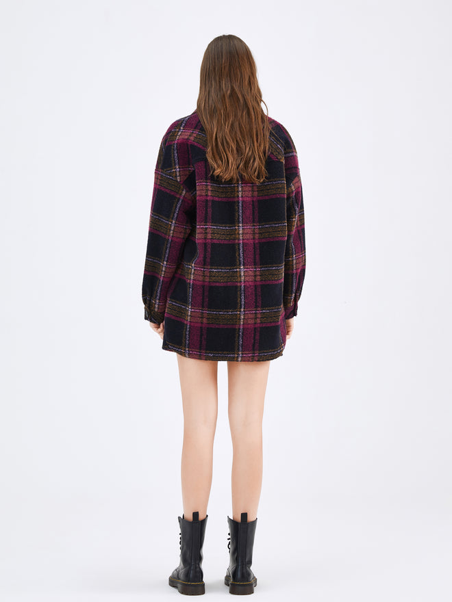Rust Flannel Skirt - Urlazh New York
