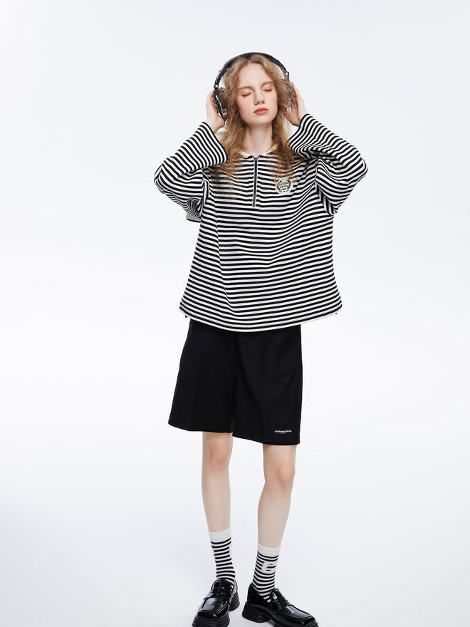 Sweat-shirt à bavette Madeline