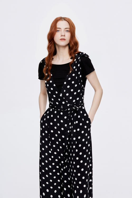 Vintage Polka Dot Jumpsuit - Urlazh New York