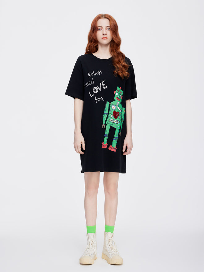 Mr. Robot T-shirt Dress - Urlazh New York