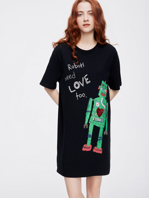 Mr. Robot T-shirt Dress - Urlazh New York
