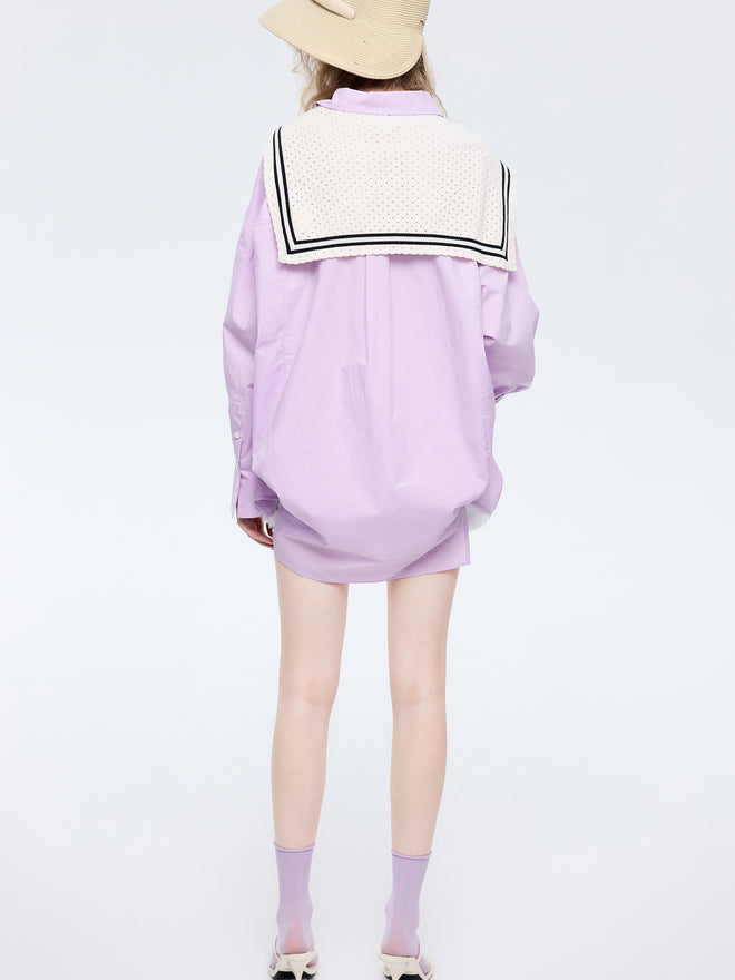 Blouse Lavande Cest la Vie