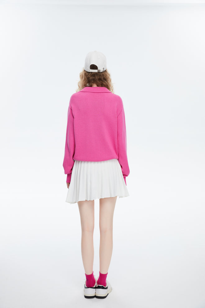 Candy Button Cardigan - Pink