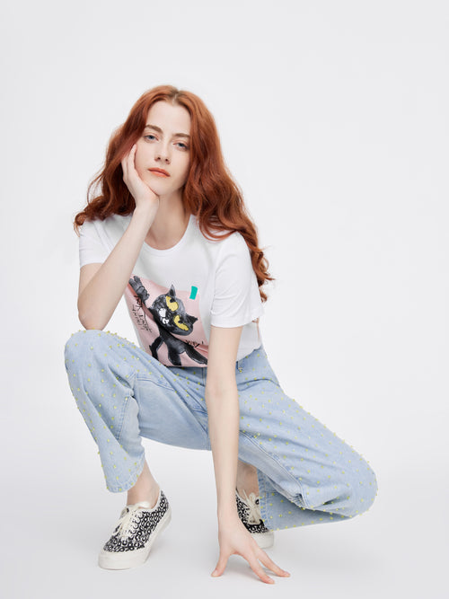 'Dandelion' Crystal Jeans - Urlazh New York