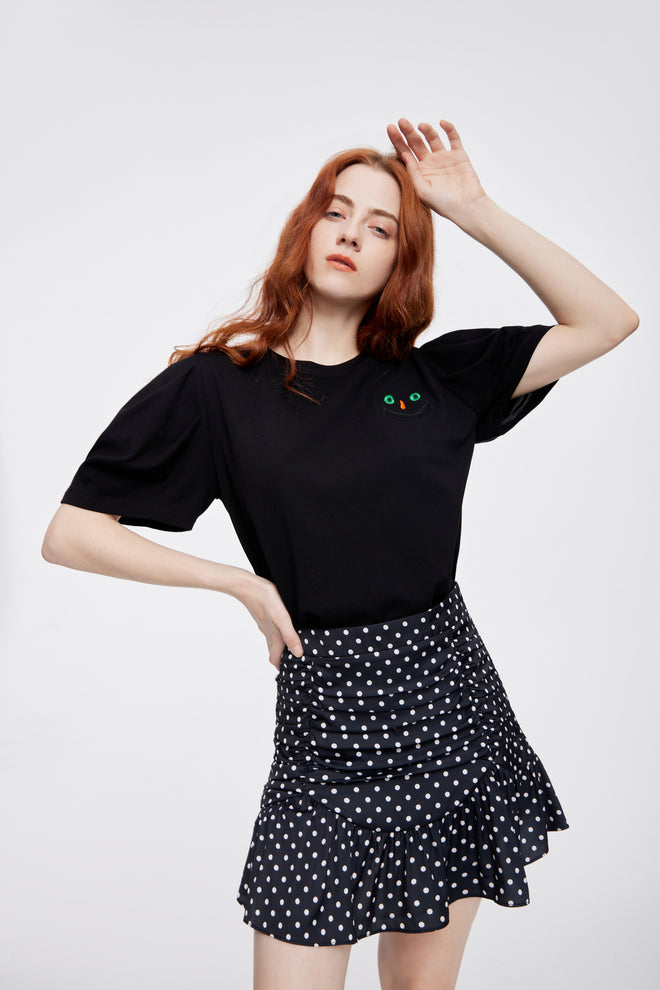 Smiley Puffed Tee - Urlazh New York