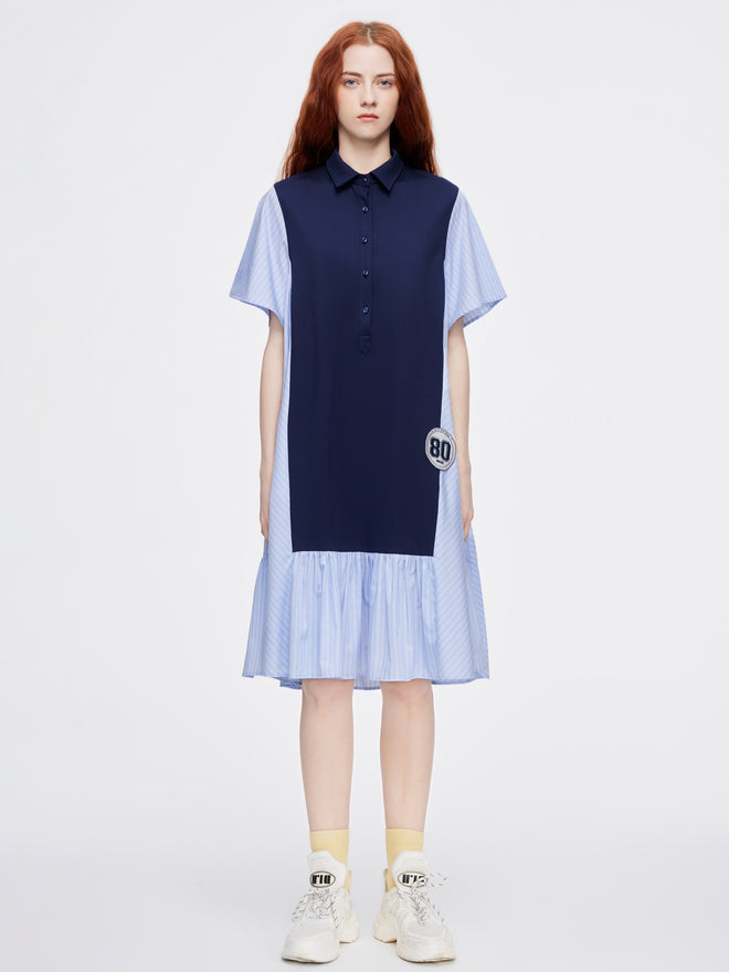 80's Paneled T-shirt Dress - Urlazh New York