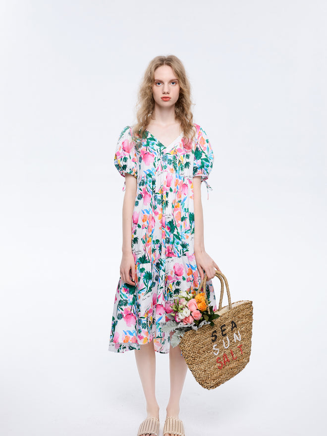 Robe d'été à fleurs Clara