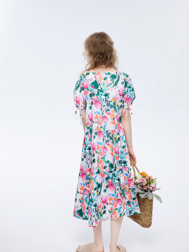 Robe d'été à fleurs Clara