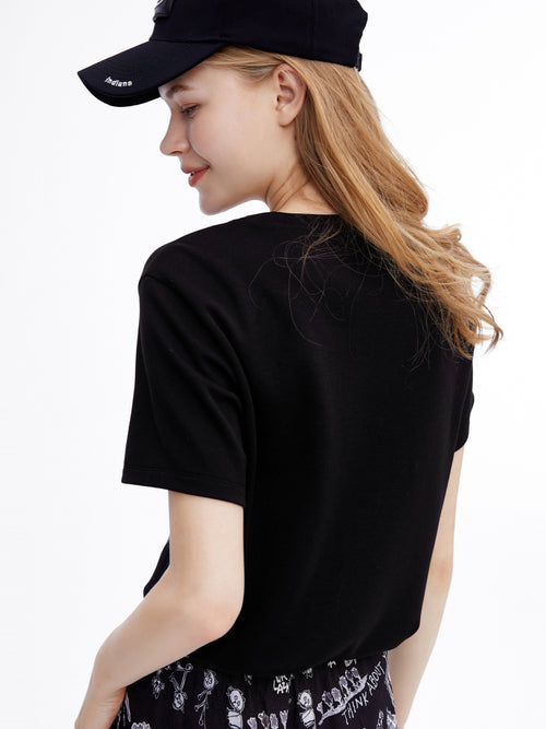 Black 'Tiger Portrait' Tee - Urlazh New York