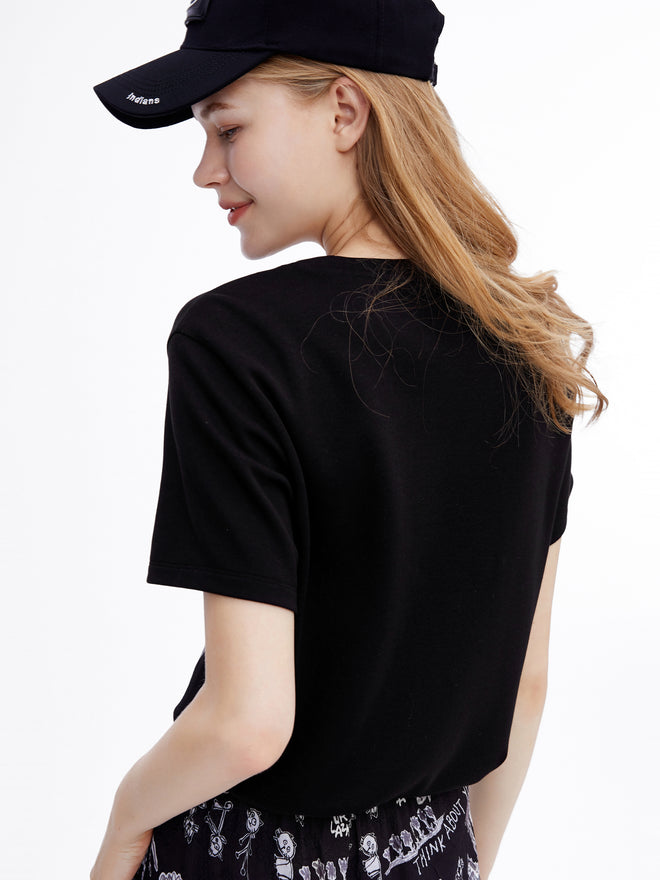 Black 'Tiger Portrait' Tee - Urlazh New York