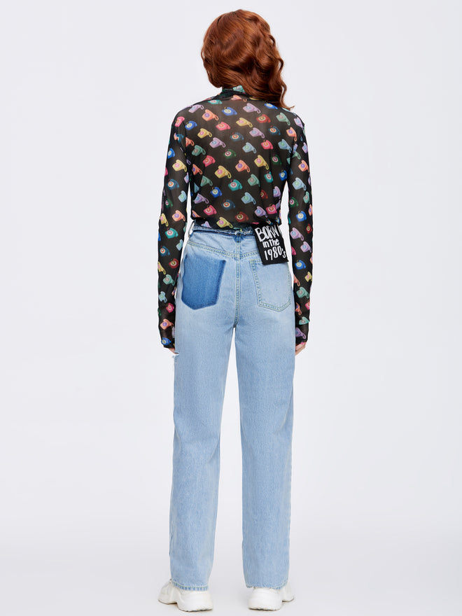 80's Cutout Jeans - Urlazh New York