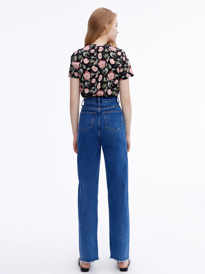 Split-Hem 'Paris' Jeans - Urlazh New York