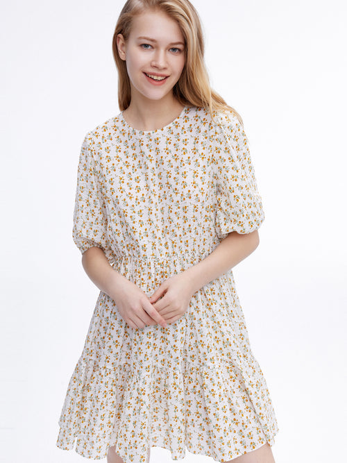 Spring Daisy Prairie Dress - Urlazh New York