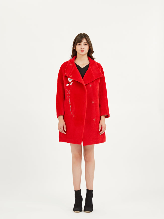 Red Astronaut Coat - Urlazh New York