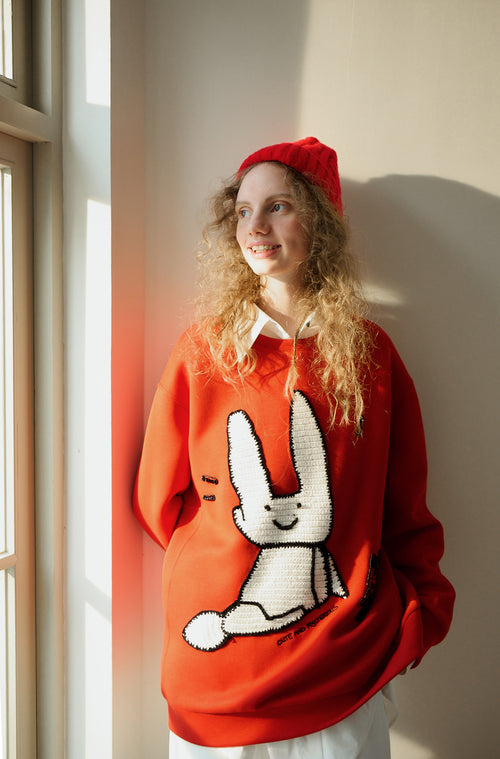 Sweat-shirt lapin Happy U-Year