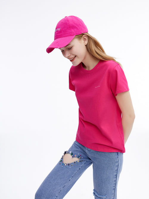 'ROMA Crystal Heart' Jeans - Urlazh New York