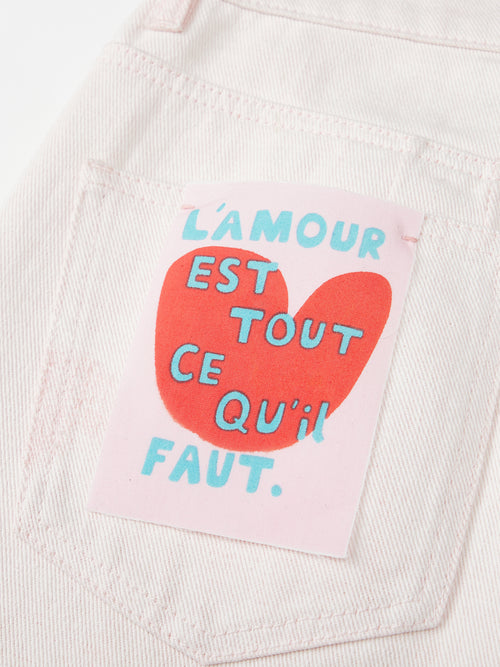 Jean droit ample Love