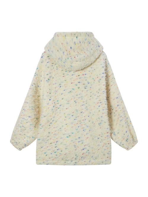 Veste à capuche en laine Funfetti Cake