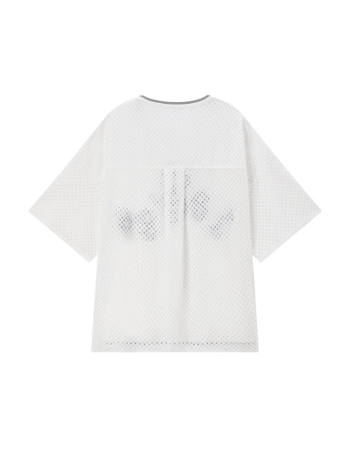 Mr. Robot Eyelet Tee - Urlazh New York