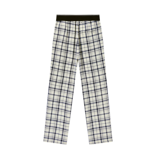 Navy Checkered Comfy Pants - Urlazh New York