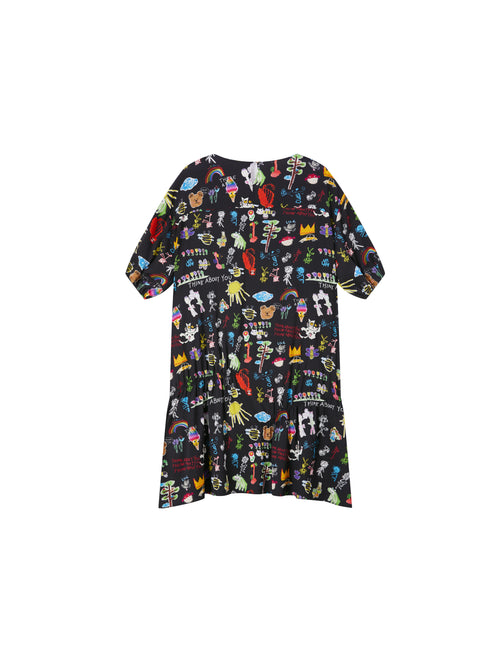 Childhood Dreams Silk Dress - Urlazh New York