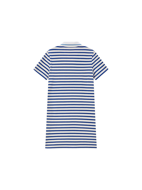 Striped 'Carousel 'Polo Dress - Urlazh New York