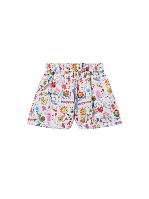 Cartoon Dreams Sporty Shorts - Urlazh New York
