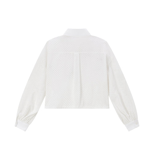 Robot Cotton Eyelet Jacket - Urlazh New York