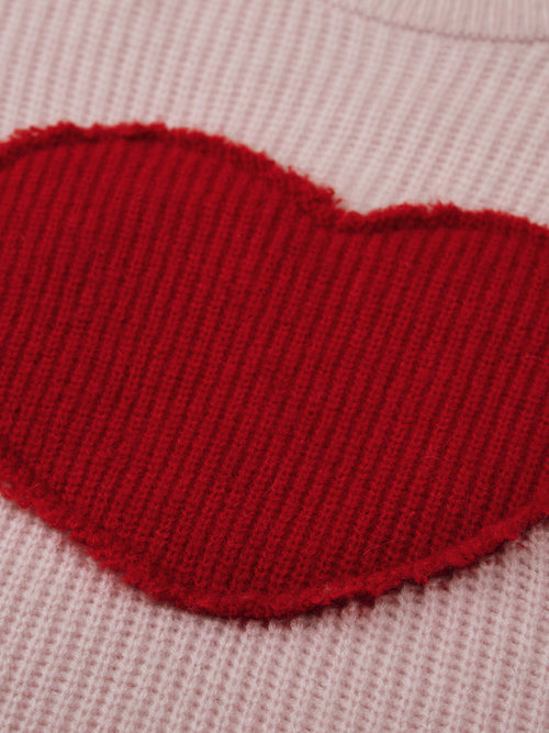 Col rond en cachemire Big Heart