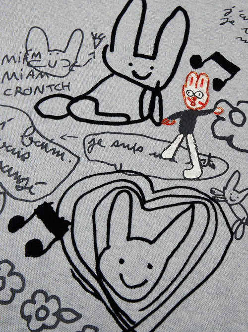 Chaos Scribble Layered T-Shirt