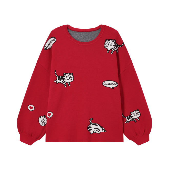 'OOOWHOO' Tiger Sweater - Urlazh New York