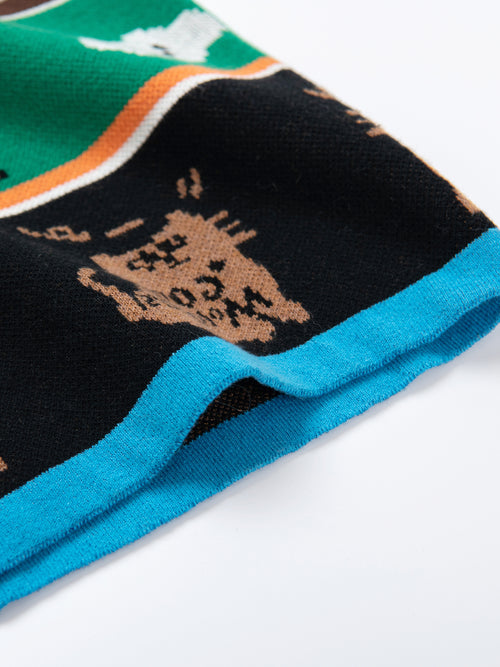 Animal Jacquard Shorts