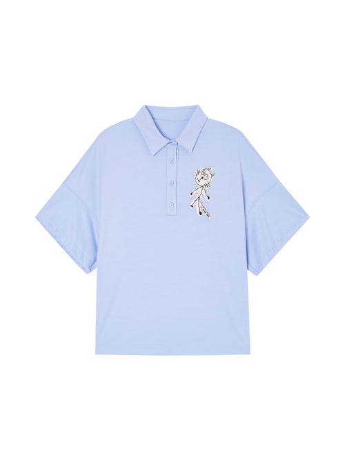 U-Cat Pull Leep Polo Shirt - Urlazh New York