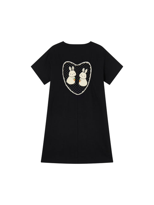 Baby Bunny Cut-out T-shirt Dress - Urlazh New York