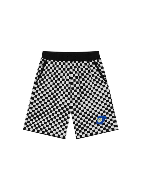 Multi-Phone Checkered Shorts - Urlazh New York
