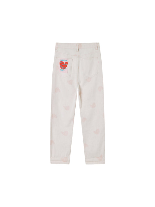 Jean droit ample Love