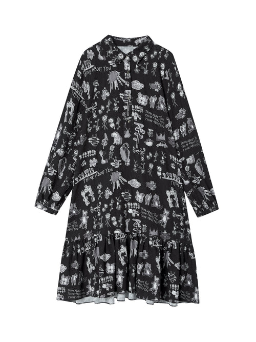 'Thinkin About U' Shirt-Dress - Urlazh New York