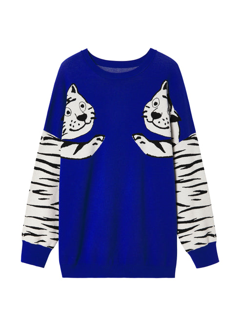 'Twin Tiger' Oversized Knit - Urlazh New York